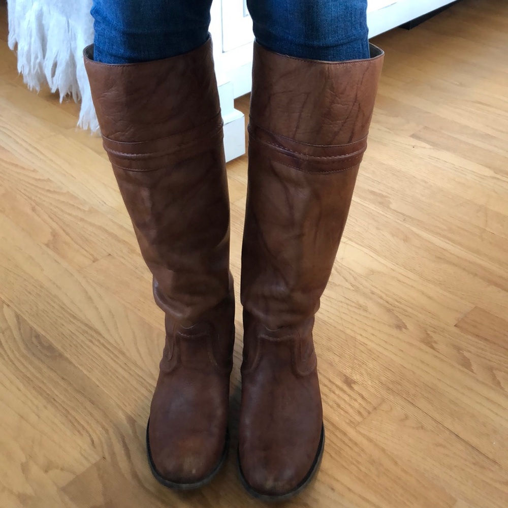 FRYE MELISSA TRAPUNTO BOOTS